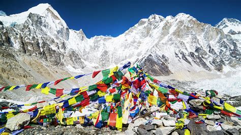 Prayer Flags, Mount Everest Trek, Nepal Digital Art by John Philip Harper