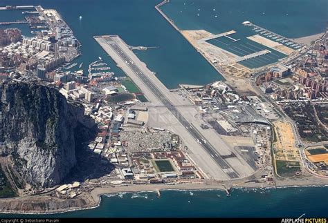 Gibraltar Airport | Gibraltar airport, Airport control tower, Aerial view