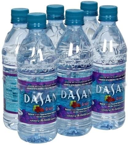 Dasani Grape Flavored Water Beverage - 6 ea, Nutrition Information | Innit