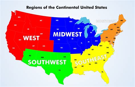 How Many Regions Are There In the U.S? | KnowInsiders