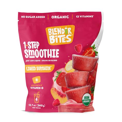 Blender Bites 1-Step Frozen Liquid Sunshine Smoothie Drink, 12.7 oz - Walmart.com