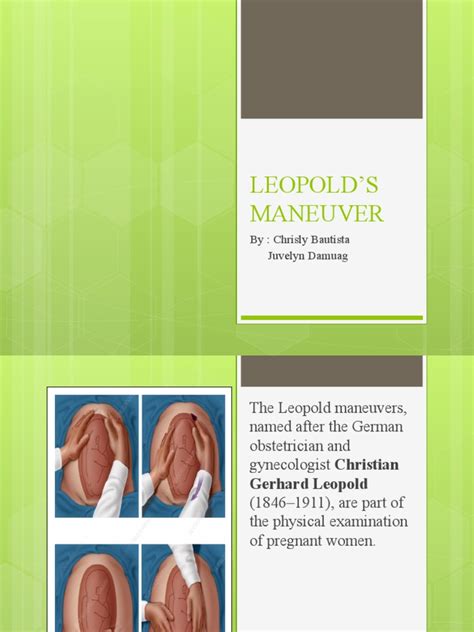 Leopold's Maneuver | PDF | Clinical Medicine | Health Sciences