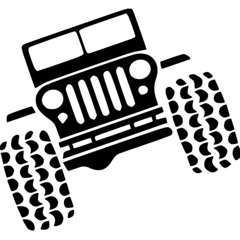 Jeep Wrangler Rubicon Car Silhouette - jeep png download - 500*500 ...