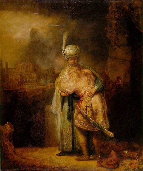 David and Jonathan - Rembrandt - WikiArt.org