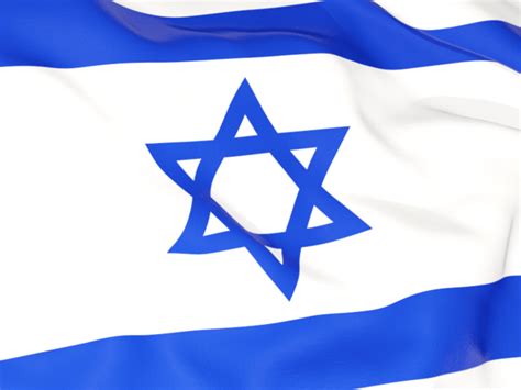 Flag background. Illustration of flag of Israel