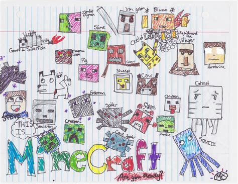 Minecraft Mob Art! :D