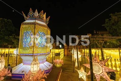 Photograph: Lanterns decorated in the Loy Krathong Festival of Chiang Mai #165429667