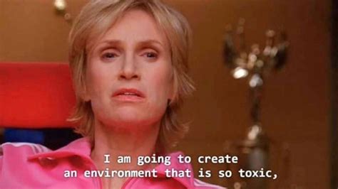 Glee's Sue Sylvester is going viral thanks to the toxic environment meme - PopBuzz