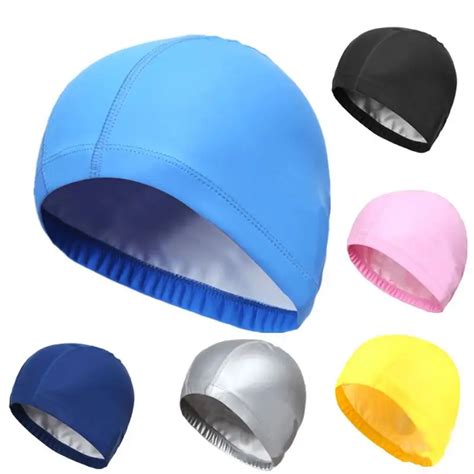 Unisex Swimming Caps Adults Waterproof Swimming Caps Men Women Cover ...