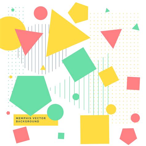 colorful background with geometrical shapes - Download Free Vector Art ...