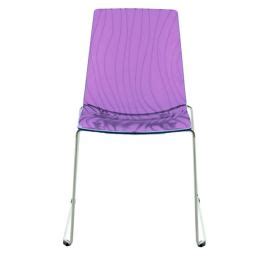 Calima Modern Purple Italian Dining Chair