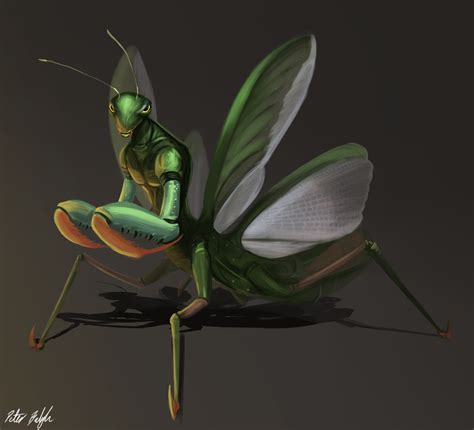 Praying Mantis Concept Art Praying Mantis, Fashion Art, Concept Art ...