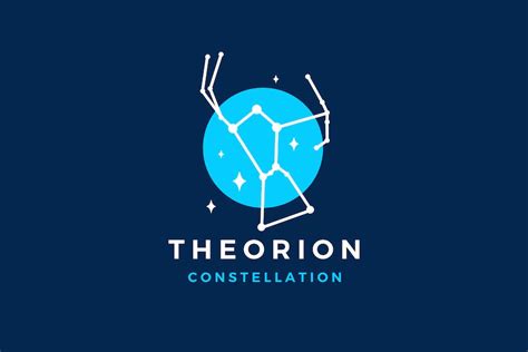 Orion Star Constellation The Hunter Logo, Graphic Templates - Envato Elements