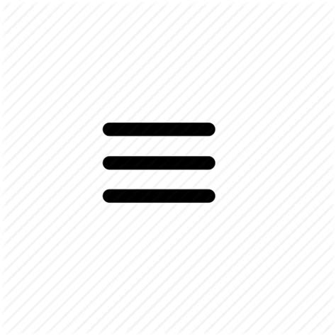 Hamburger Menu Icon Transparent #417195 - Free Icons Library