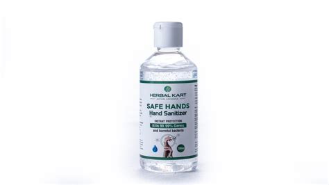 Safe Hands Sanitizer, Alcohol Content: 61 - 70%, Bottle at Rs 60/bottle ...