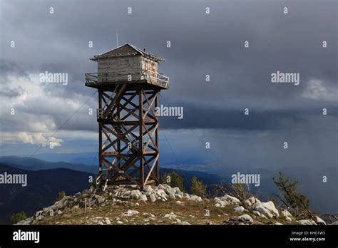 Fire Watcher Tower Stock Photo - Alamy