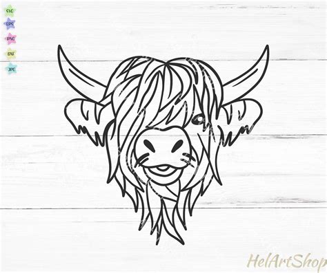 Highland Cow SVG Cut File