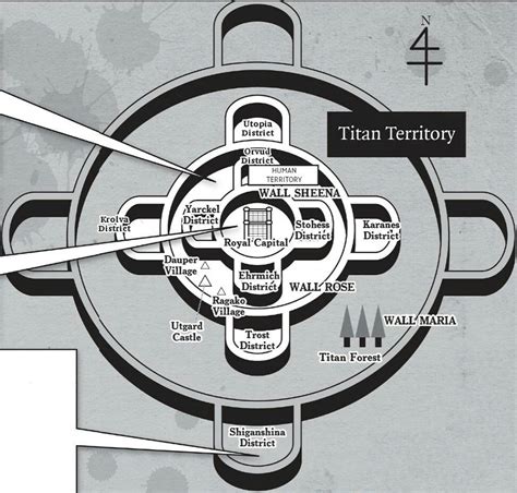 Attack On Titan Walls and Territory | Attack on titan, Titans, Attack on titan art