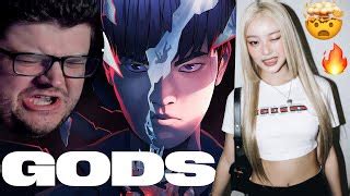 😱 NEWJEANS ARE GODS?! 😱 'GODS' - NewJeans (뉴진스) MV RE... | Doovi