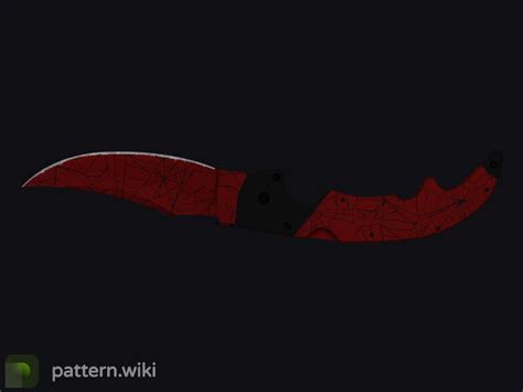 Falchion Knife | Crimson Web - pattern.wiki