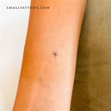 Small Dandelion Temporary Tattoo (Set of 3) – Small Tattoos