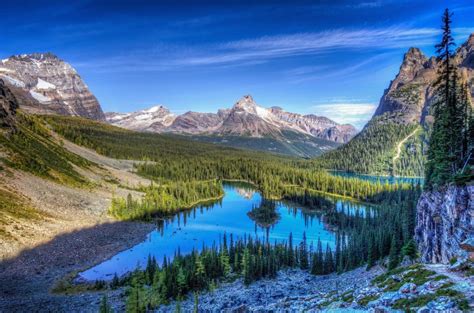 Wallpaper Mountains, Meren, Landschap HD: Widescreen: High Definition ...