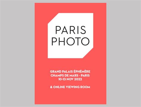 Paris Photo 2022 Fotoğraf Fuarı 10-13 Kasım'da Grand Palais Éphémère'de - GezginFoto