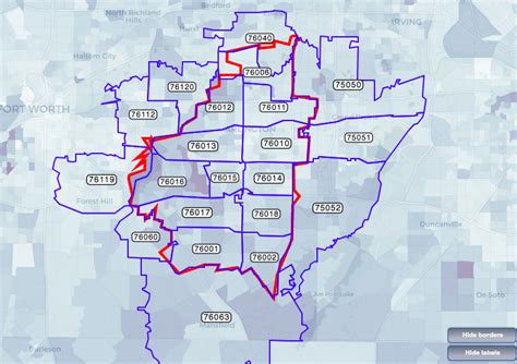 Arlington Zip Code Map - Map Of New Mexico