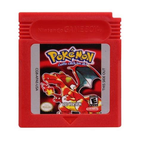 Pokemon Red Game Boy Color GBC 16bit Video Game Cartridge Card For Handheld Console - Bitgameshop