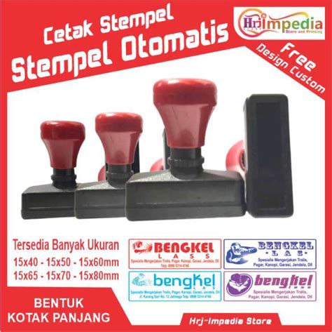 Promo Cetak Stempel Otomatis Ukuran Kotak Panjang | Cetak Stempel ...