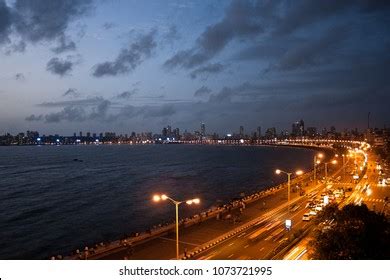 252 Mumbai Marine Drive Night Images, Stock Photos, 3D objects ...