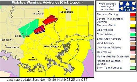 Tornado watch issued for South Mississippi until 5 a.m. Monday ...