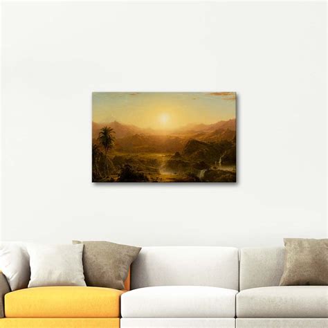 The Andes of Ecuador by Frederic Edwin Church as Art Print | CANVASTAR