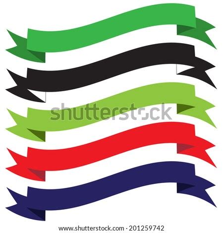 Ribbon Vector Shapes - 201259742 : Shutterstock