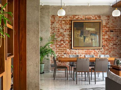 Brick Wall Dining Room