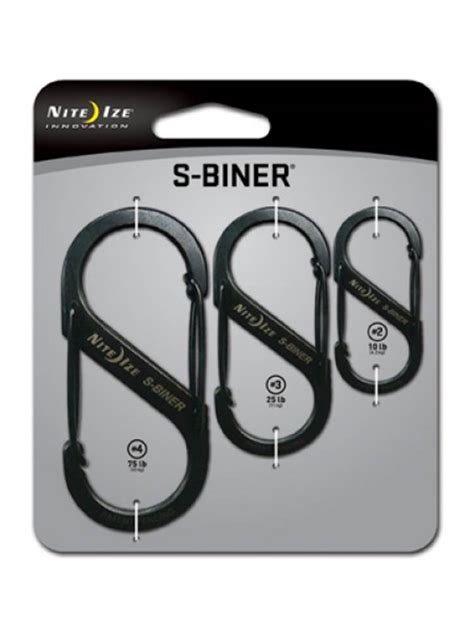 Nite Ize S-Biner Sizes 2, 3 and 4 Triple Pack by Nite Ize (S-BinerPack)