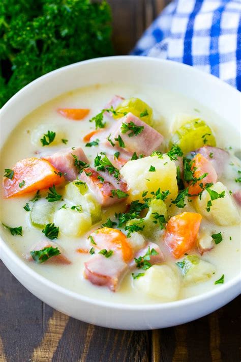 Ham and Potato Soup - Dinner at the Zoo