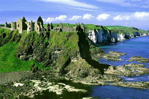 Dunluce castle ruins, Northern Ireland. : r/pics