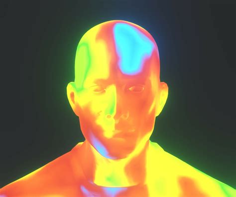 ArtStation - Human Thermal Image Heatmap Male and Female 3D Model ...