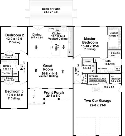 Ranch House Floor Plans 1600 Square Feet | Viewfloor.co