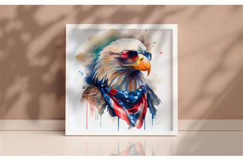 4th of July Bald Eagle Bird By ChippoaDesign | TheHungryJPEG