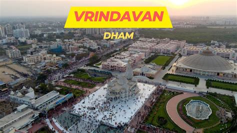 Vrindavan Dham | Prem Mandir | Drone View | Uttar Pradesh Tourism - YouTube