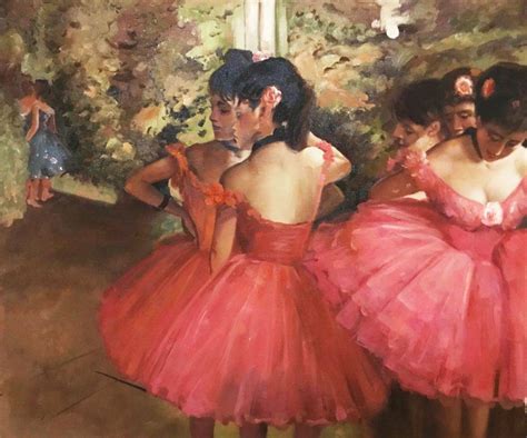 Dancers in Pink - Edgar Degas - Oil Reproduction