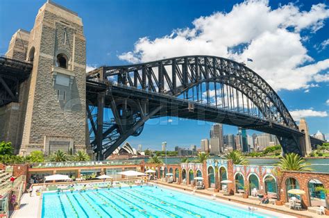 Beautiful view of Sydney Harbour Bridge | Stock image | Colourbox