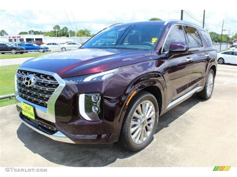 Sierra Burgundy 2020 Hyundai Palisade Limited Exterior Photo #134220798 | GTCarLot.com