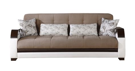 Natural Sofa Bed Naomi Light Brown by Istikbal w/Options