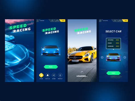 Car Racing Game App Design by Hemant Kumar Lodhi on Dribbble