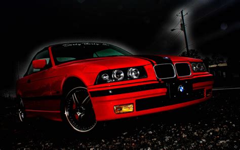 Download wallpapers BMW M3, 4k, E36, german cars, red e36, tuning, BMW e36, HDR, BMW for desktop ...