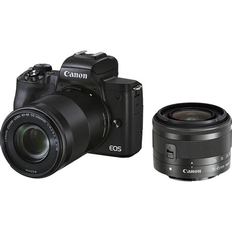 Canon EOS M50 Mark II Mirrorless Camera with 15-45mm and