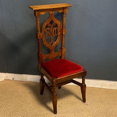 Ecclesiastical Prie Dieu Prayer Chair - Antique Chairs - Hemswell Antique Centres